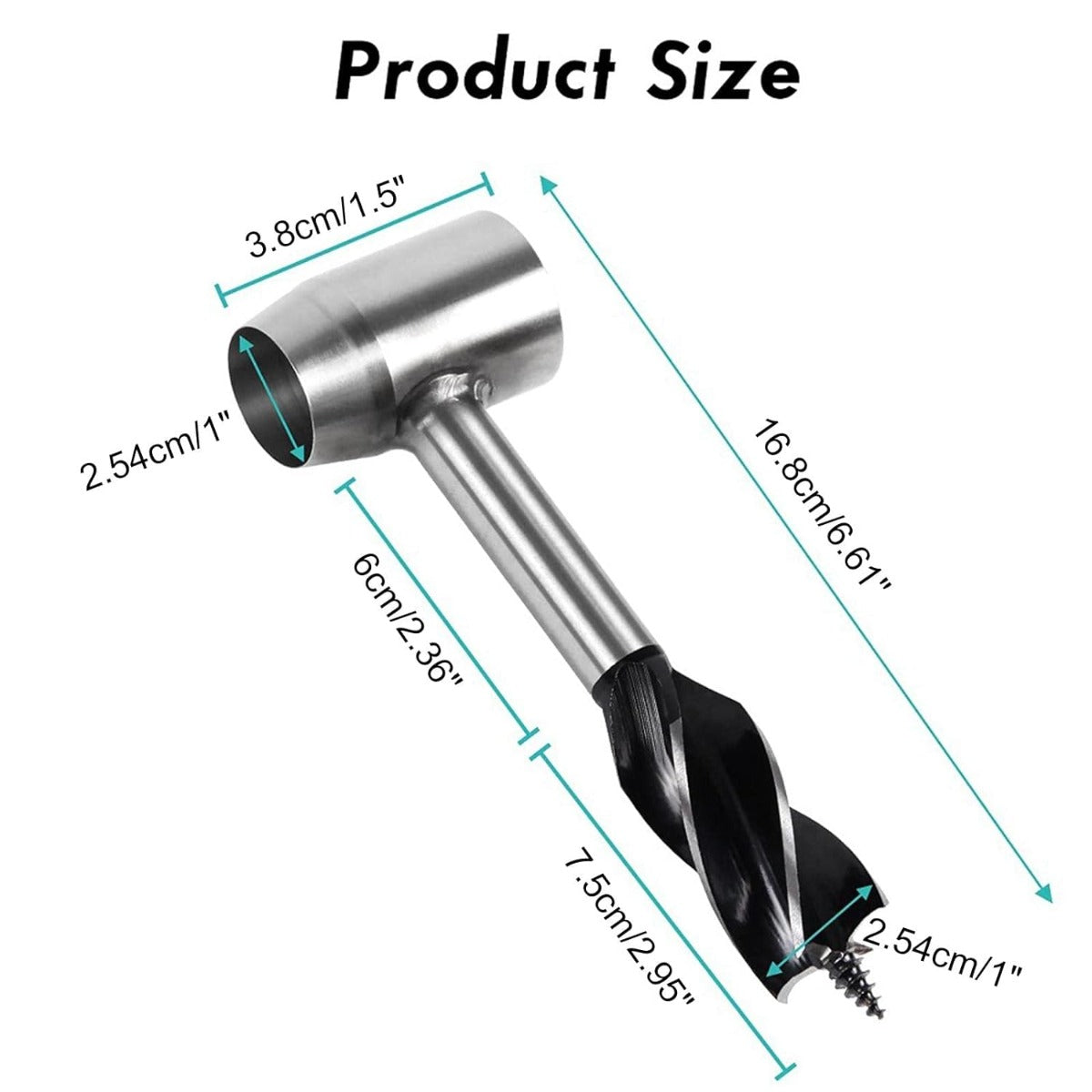 Survival Tools For Bushcraft Settlers Wrench Scotch Eye Auger Drill Bit Compatible With Bushcraft Backpack Camping