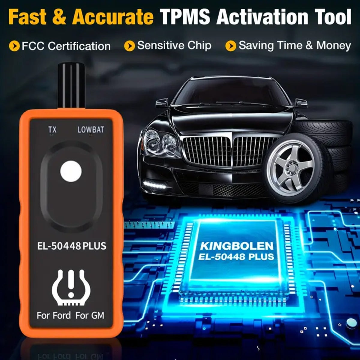 TPMS Relearn Tool For Ford For GM Automotive Tire Pressure Monitor Sensor