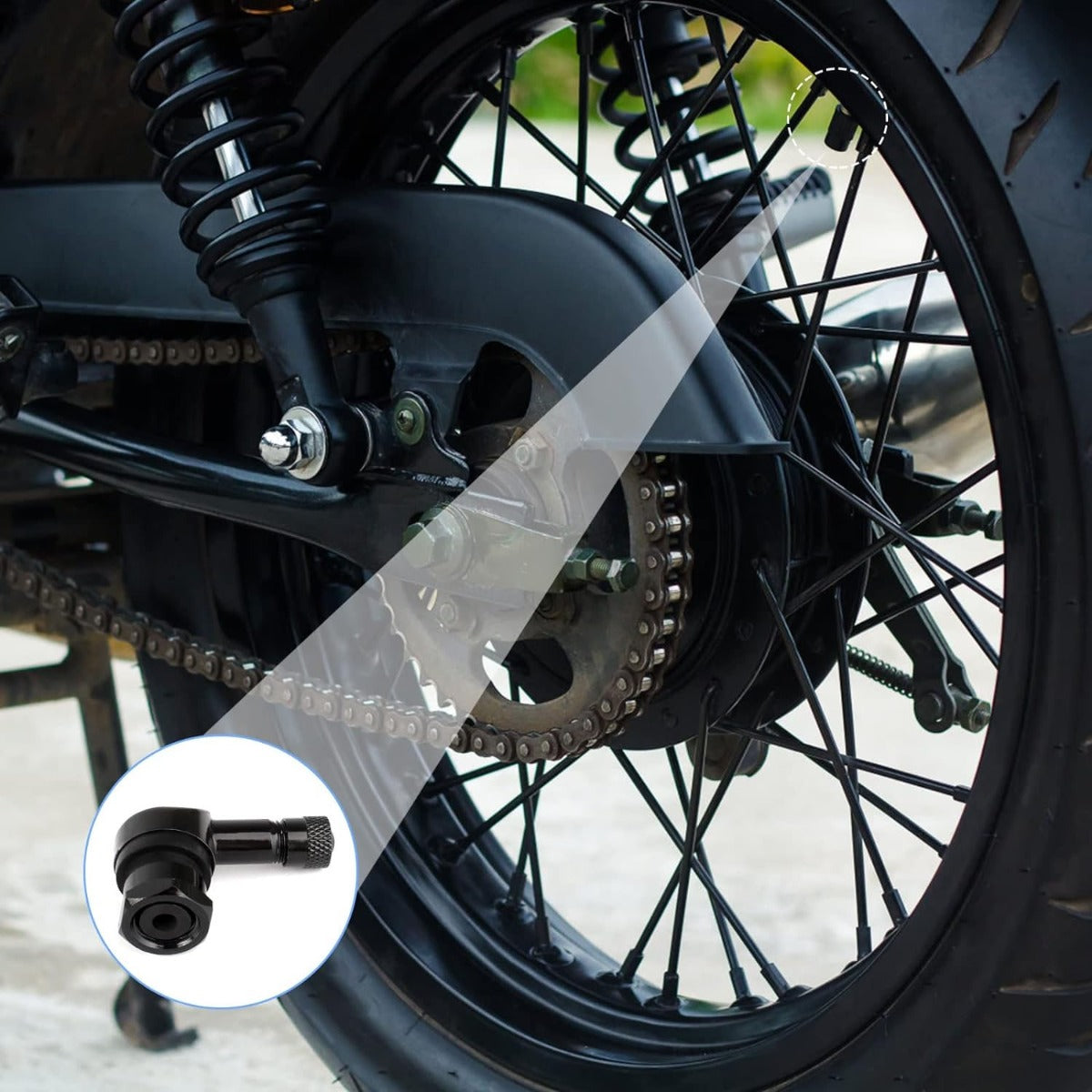 Motorcycle Tyre Valve Extension