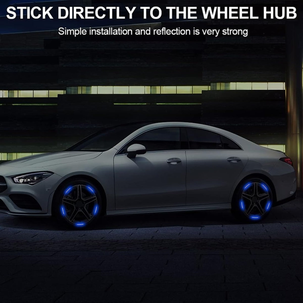 Car Wheel Hub Reflective Sticker