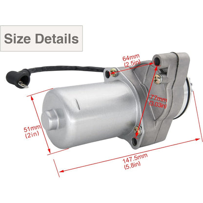 3 Bolt Top Electric Starter Motor Replacement For 50cc 70cc 90cc 110cc 125cc