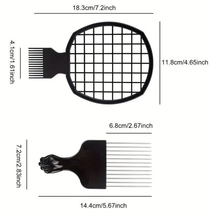 4Pcs Hair Comb Set