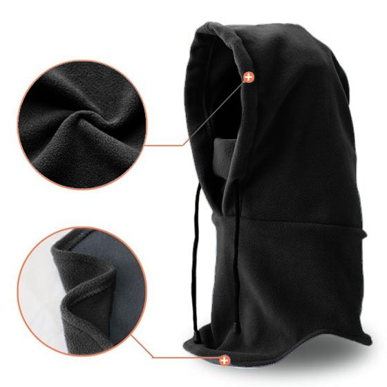 Winter Outdoor Riding Cap Windproof Ear Scarf Mask Integrated Thickened Cold Face Protection
