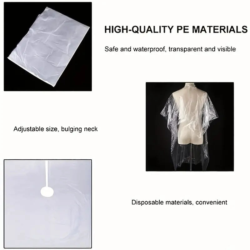 50pcs/OPP Disposable Salon Capes