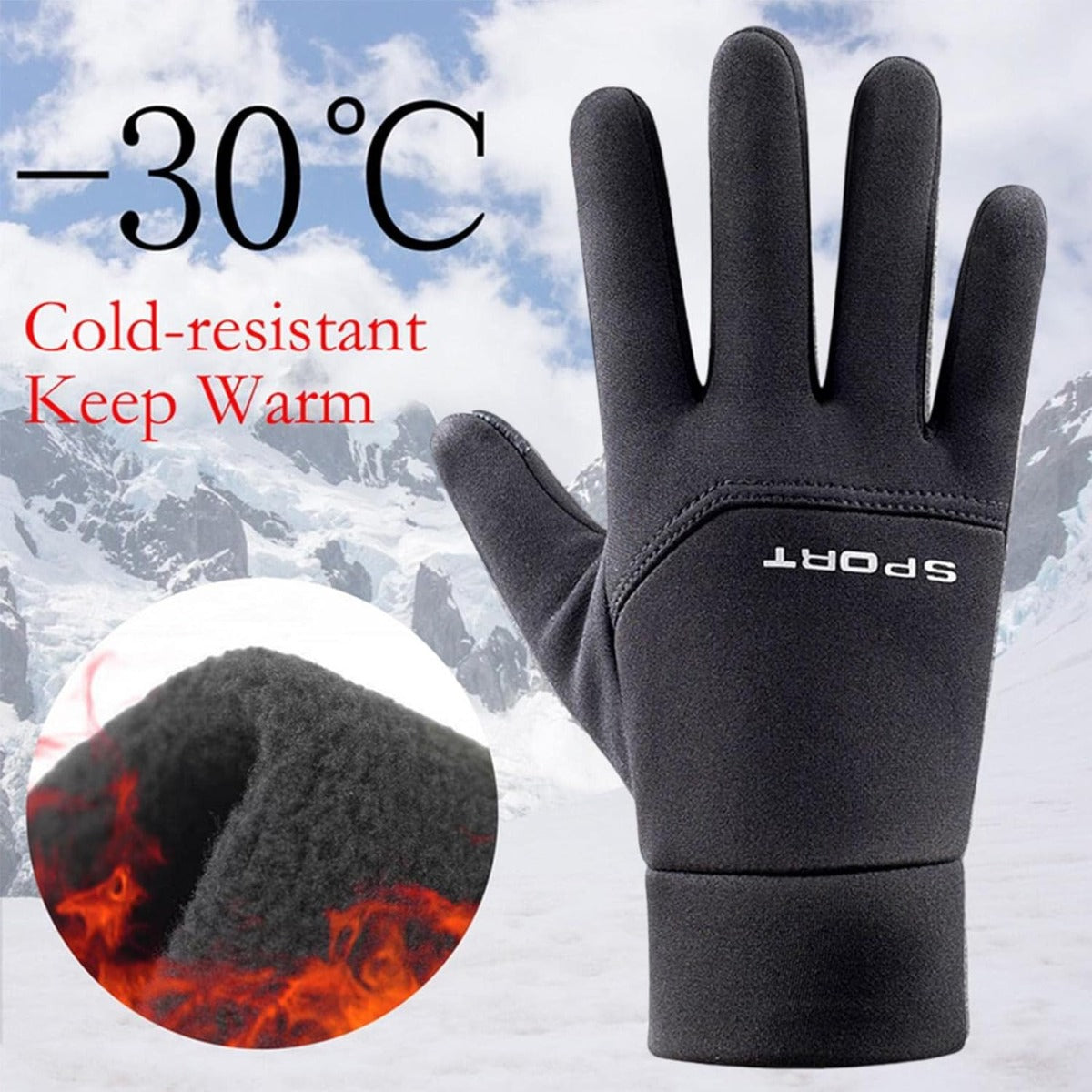 Men Women Touch Screen Winter Warm Gloves