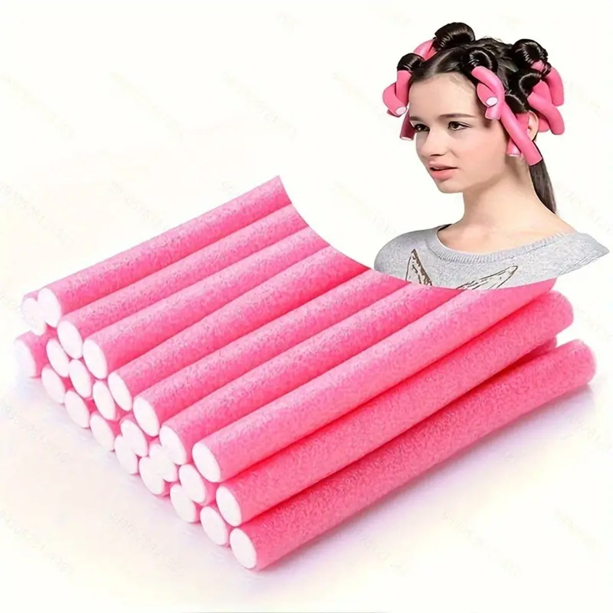 Flexible Curling Rods Hair Curlers Twist Foam