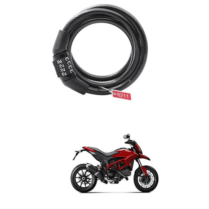 Bicycle Anti-Theft Lock with Steel Chain