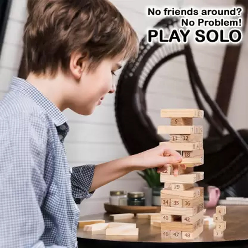 Wooden Tower with Number