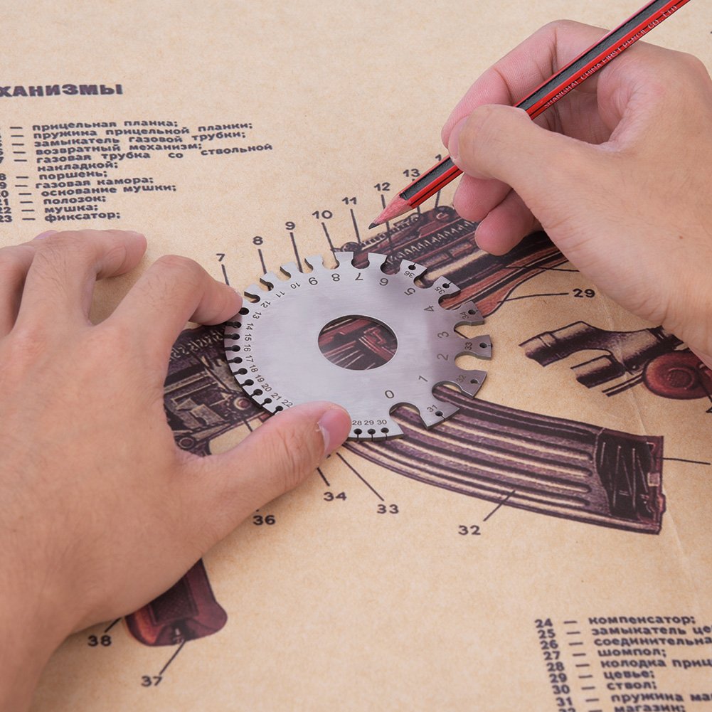 Wire Ruler Gauge Diameter Tool