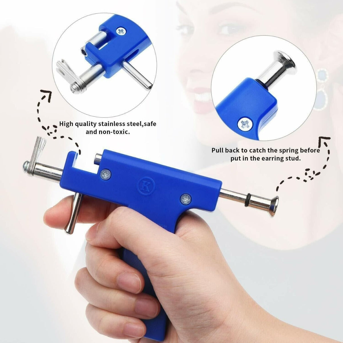 Ear Piercing Gun Kit Tool Set