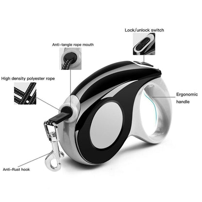 Automatic Retractable Pet Collars Leashes -5 M
