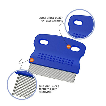 Pet Grooming Comb-Blue