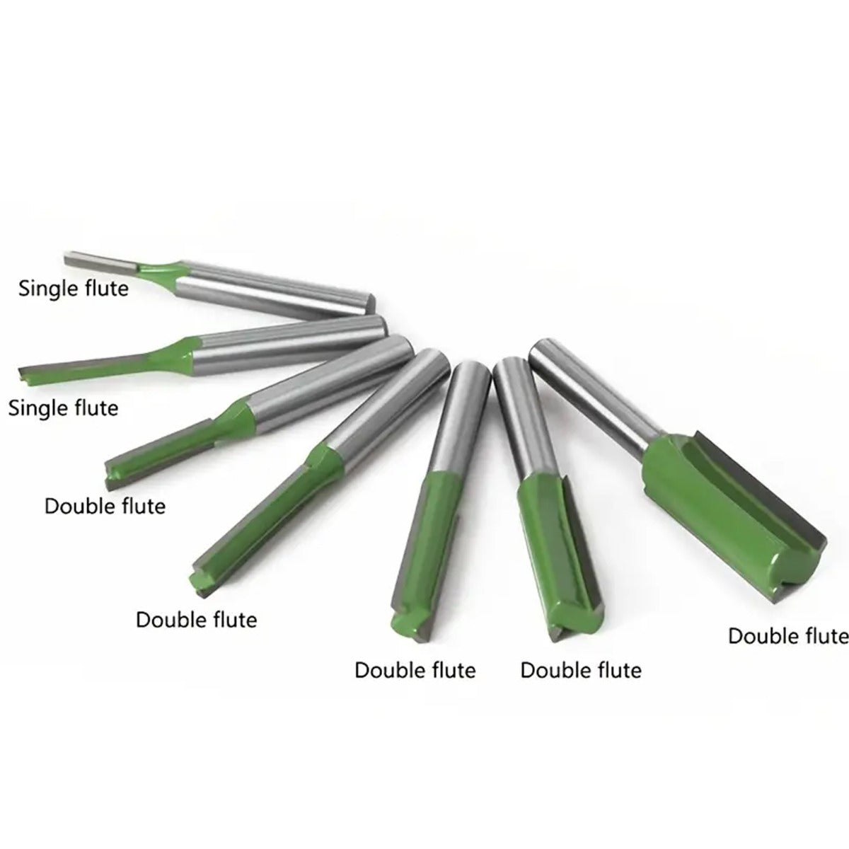 7 Pcs 1/4 Shank Router Bit