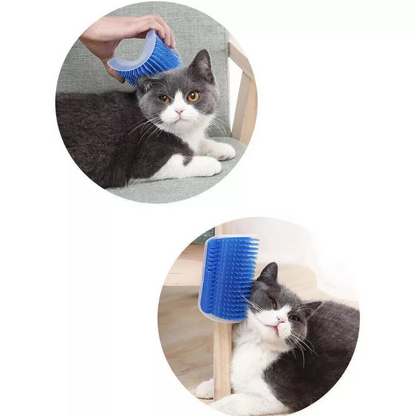 Cat Self Groomer Brush-Blue