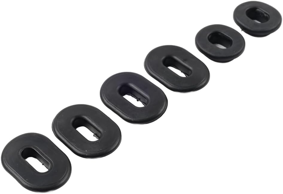 6Pcs Motorbike Oval Round Single Side Cover