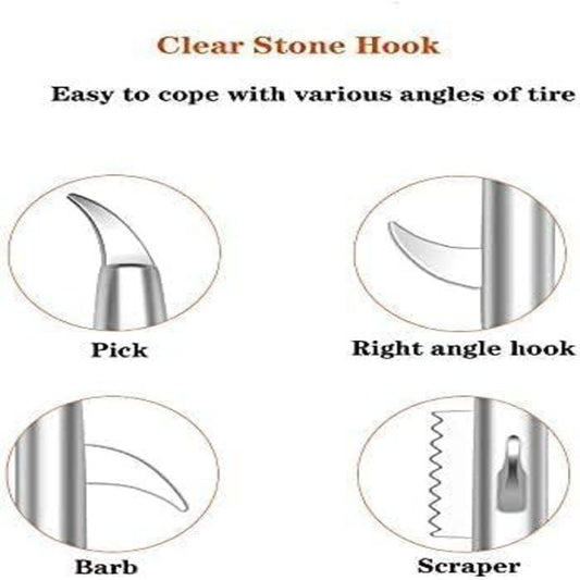 Glowick All Car and Bike Groove Slot Stones Removing Accessories