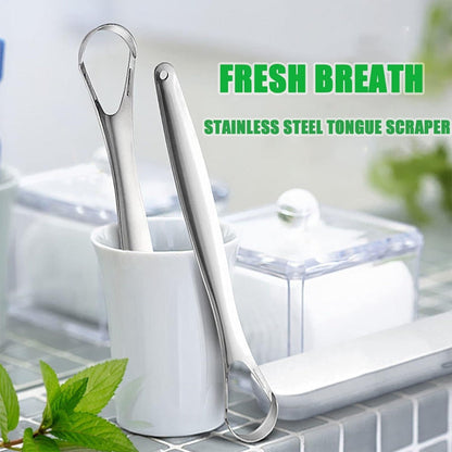 Stainless Steel Tongue Scraper Cleaner