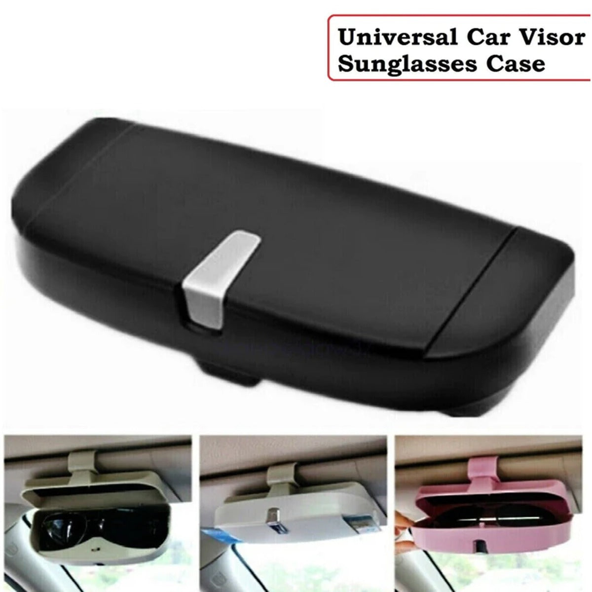 Car Visor Sunglasses Case