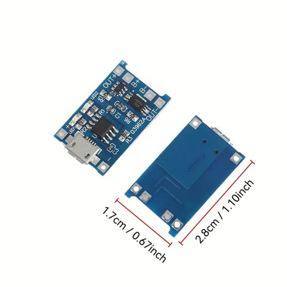 TP4056 5V 1A Micro USB 18650 Lithium Battery Charging and Protection Board 1 pc