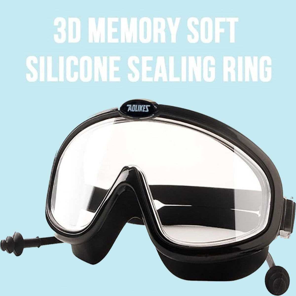 Anti-Fog Protective Safety Goggles BLACK