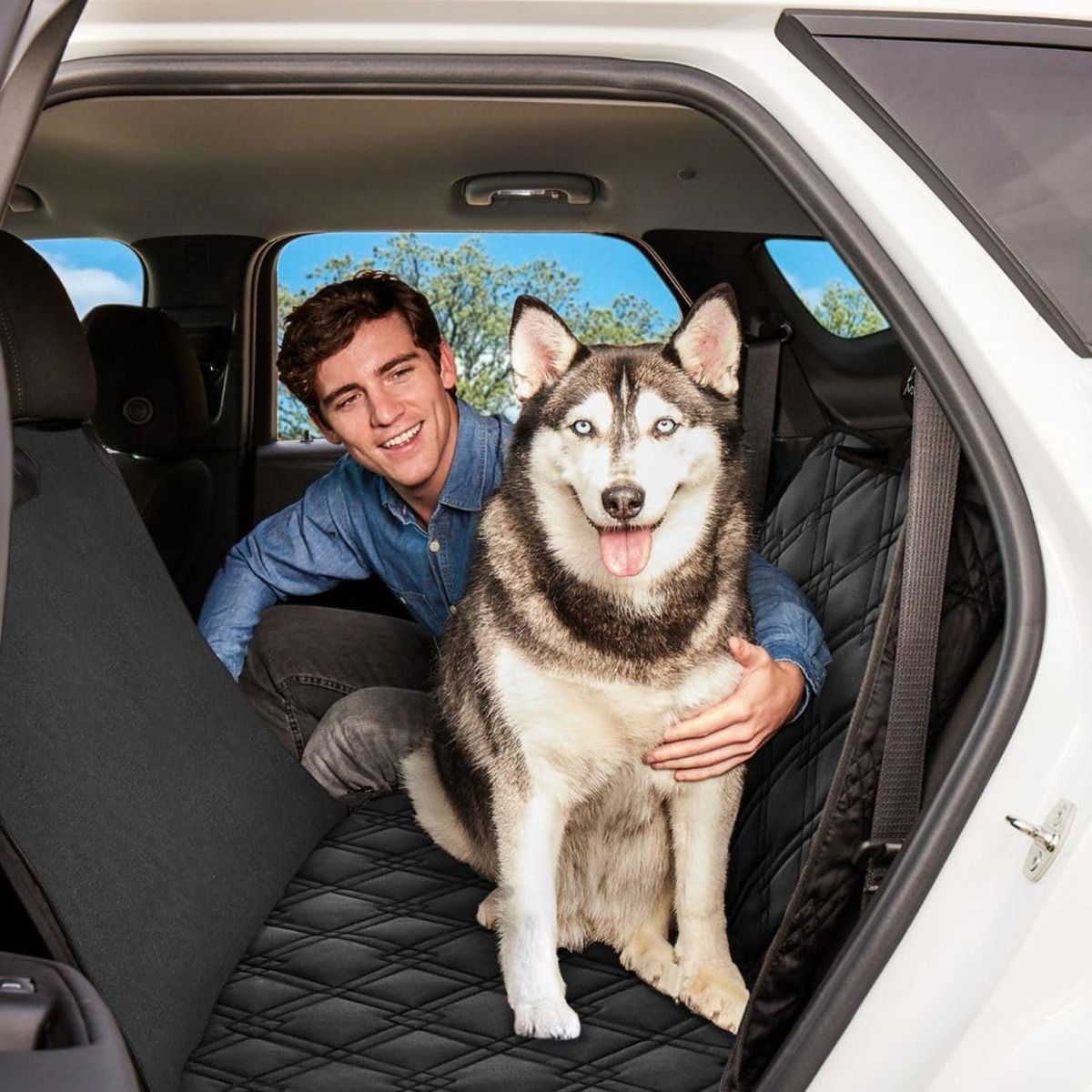 Dog car Seat COVER - 137*147cm & Dog car Seat Belt