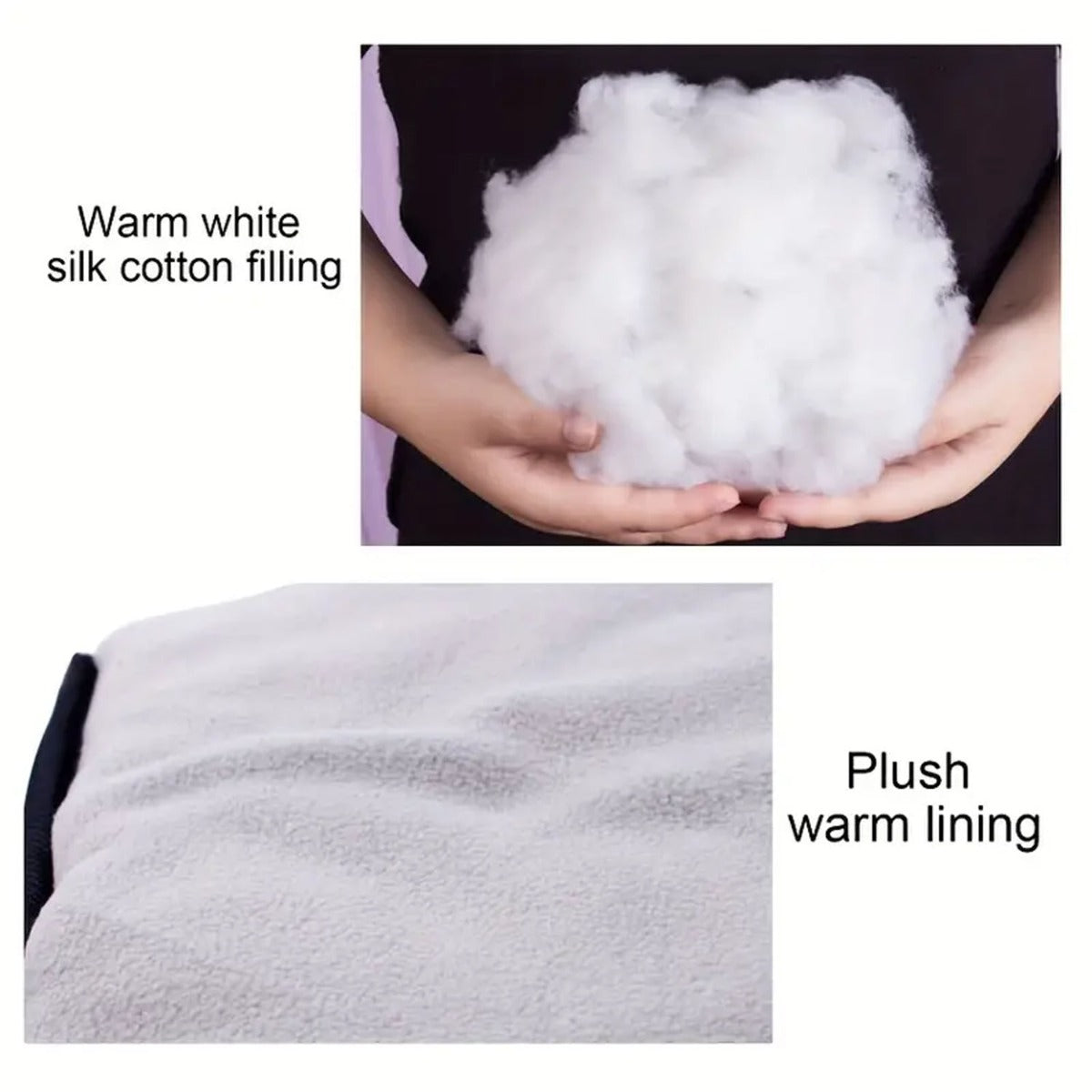 Universal Motorcycle Handlebar Muffs Winter Compatible Snowmobile Thermal Gloves