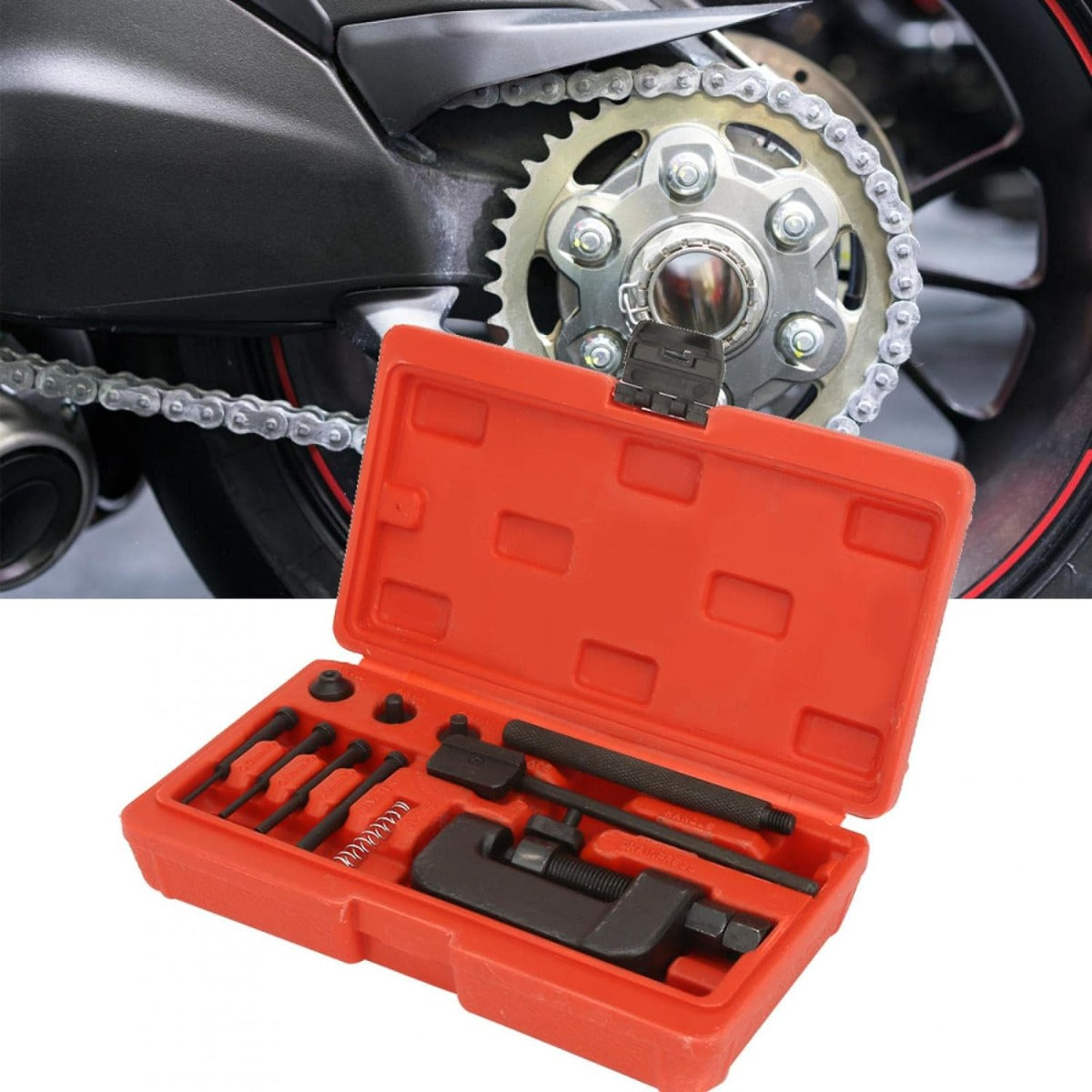 Bike Chain Splitter Riveting Tool