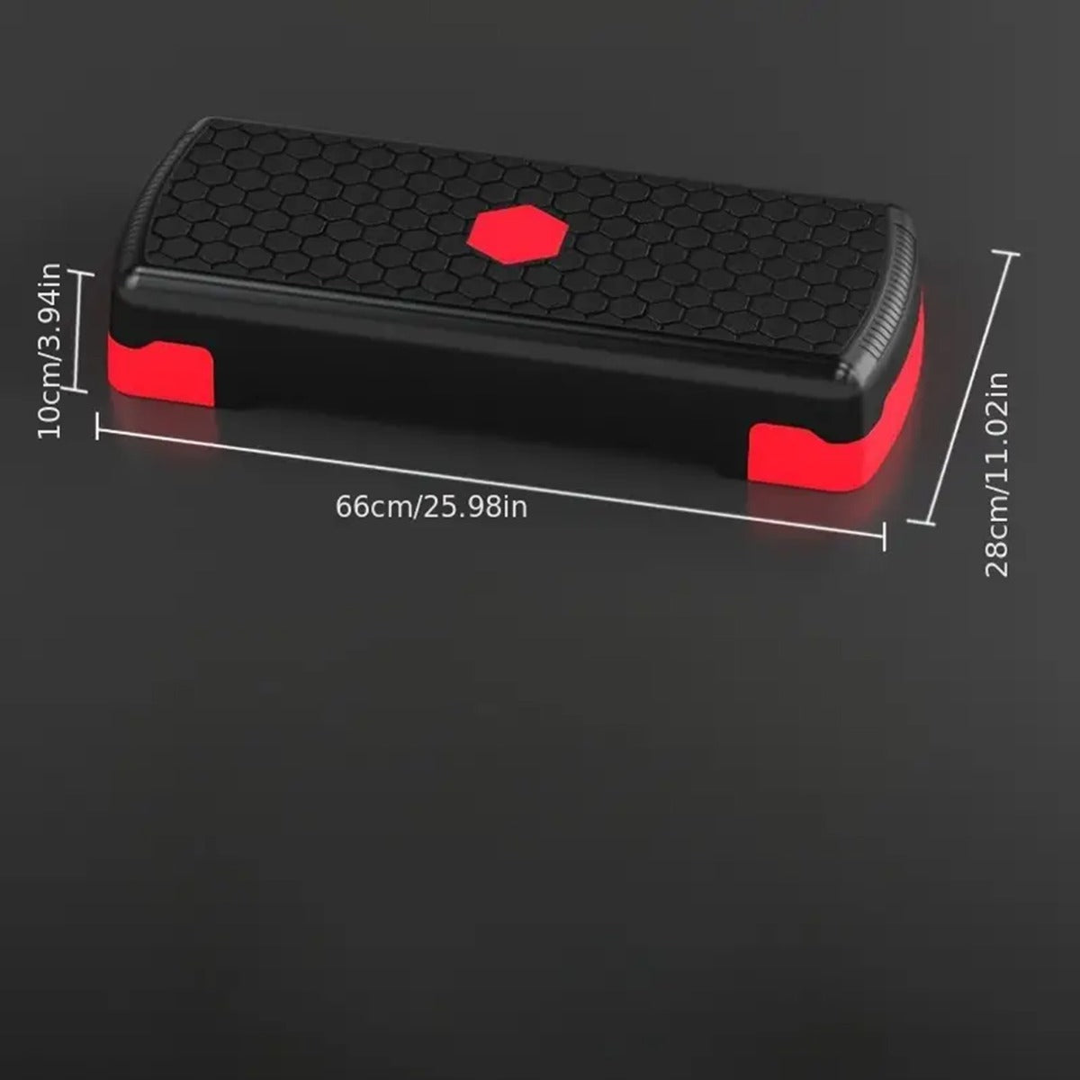 Exercise Step Platform by - Adjustable Workout Stepper