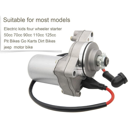 3 Bolt Top Electric Starter Motor Replacement For 50cc 70cc 90cc 110cc 125cc