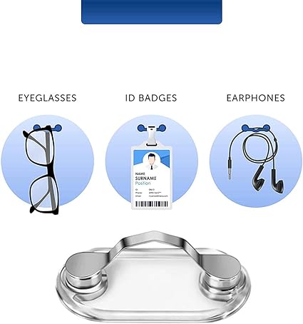 Portable Hang Pin Brooches Multi-Function Cloth Buckle Magnet Clip Eyeglass