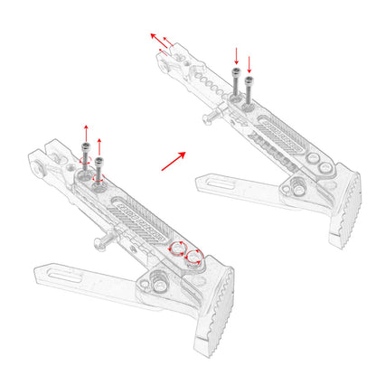 Aluminum Alloy Motorcycle Kickstand