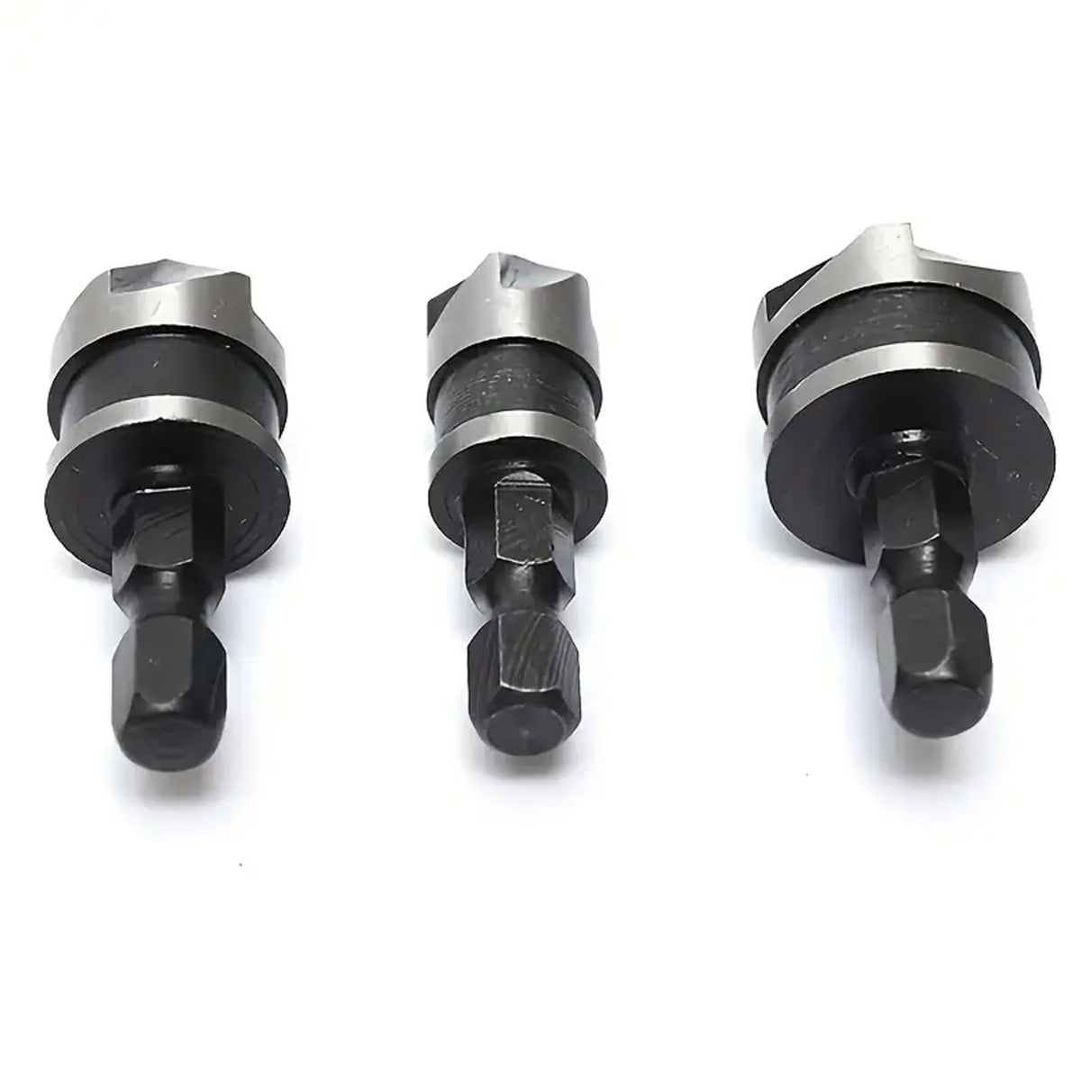 3pcs 1/4 INCHES Hex 12/16/19mm Countersink