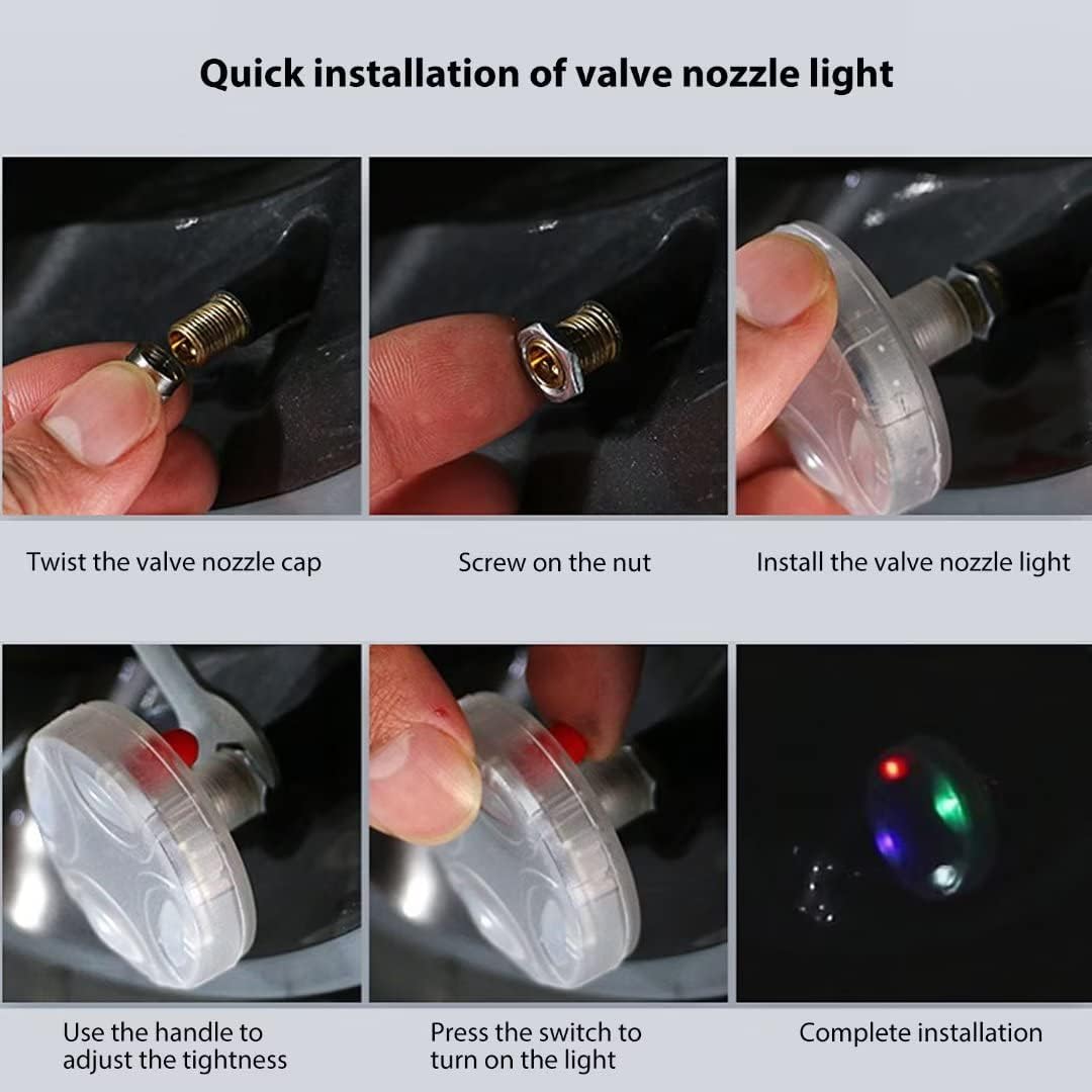 Solar Energy LED Tyre Valve Cap
