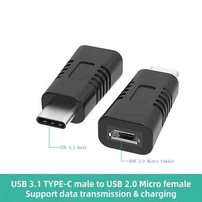 Micro USB To Type-C Conversion Connector