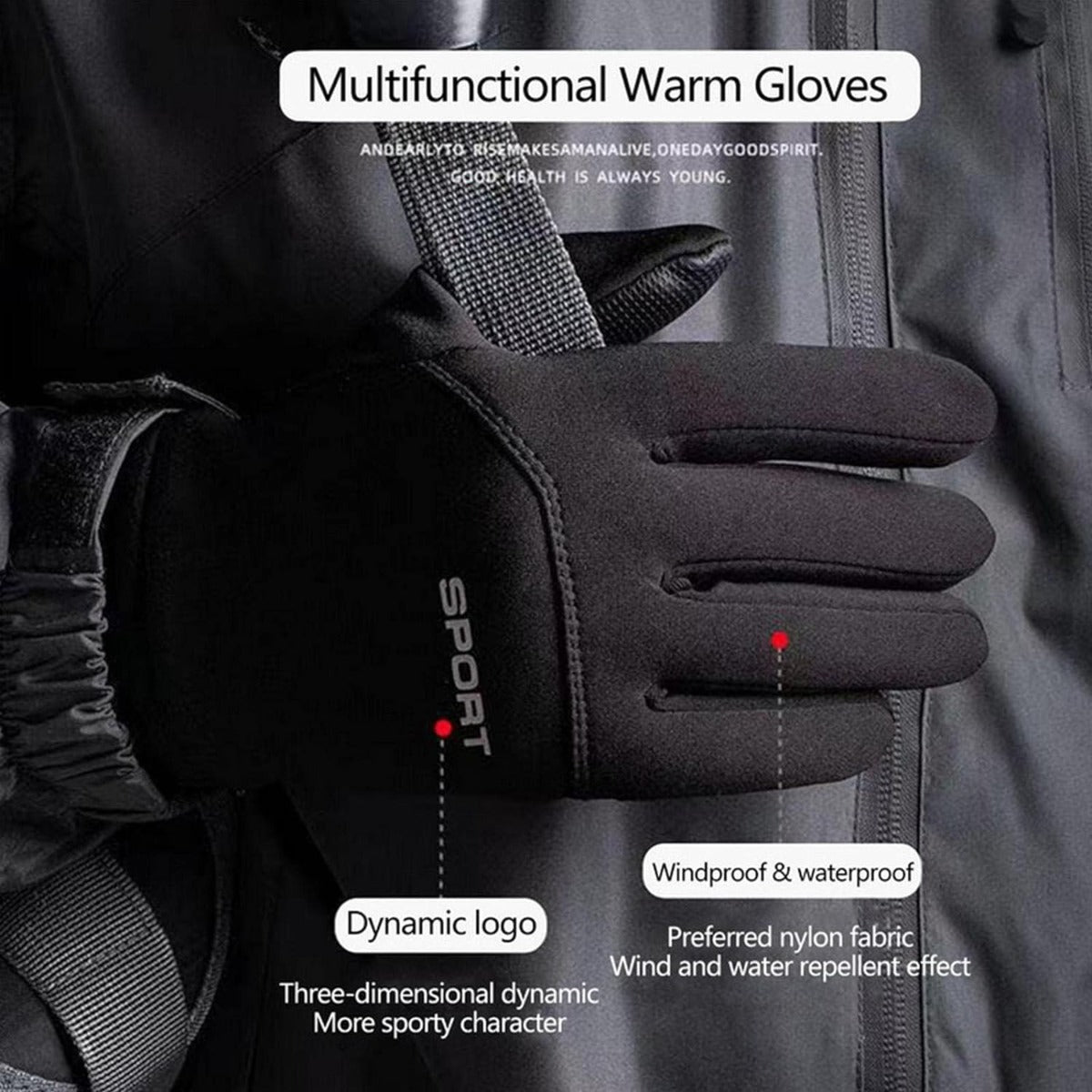 Men Women Touch Screen Winter Warm Gloves