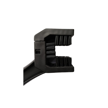 1pc Black Bicycle Chain Brush: Get Your Chain Cleaned Quickly and Easily with this Three-Sided Motorcycle Square Head Brush!
