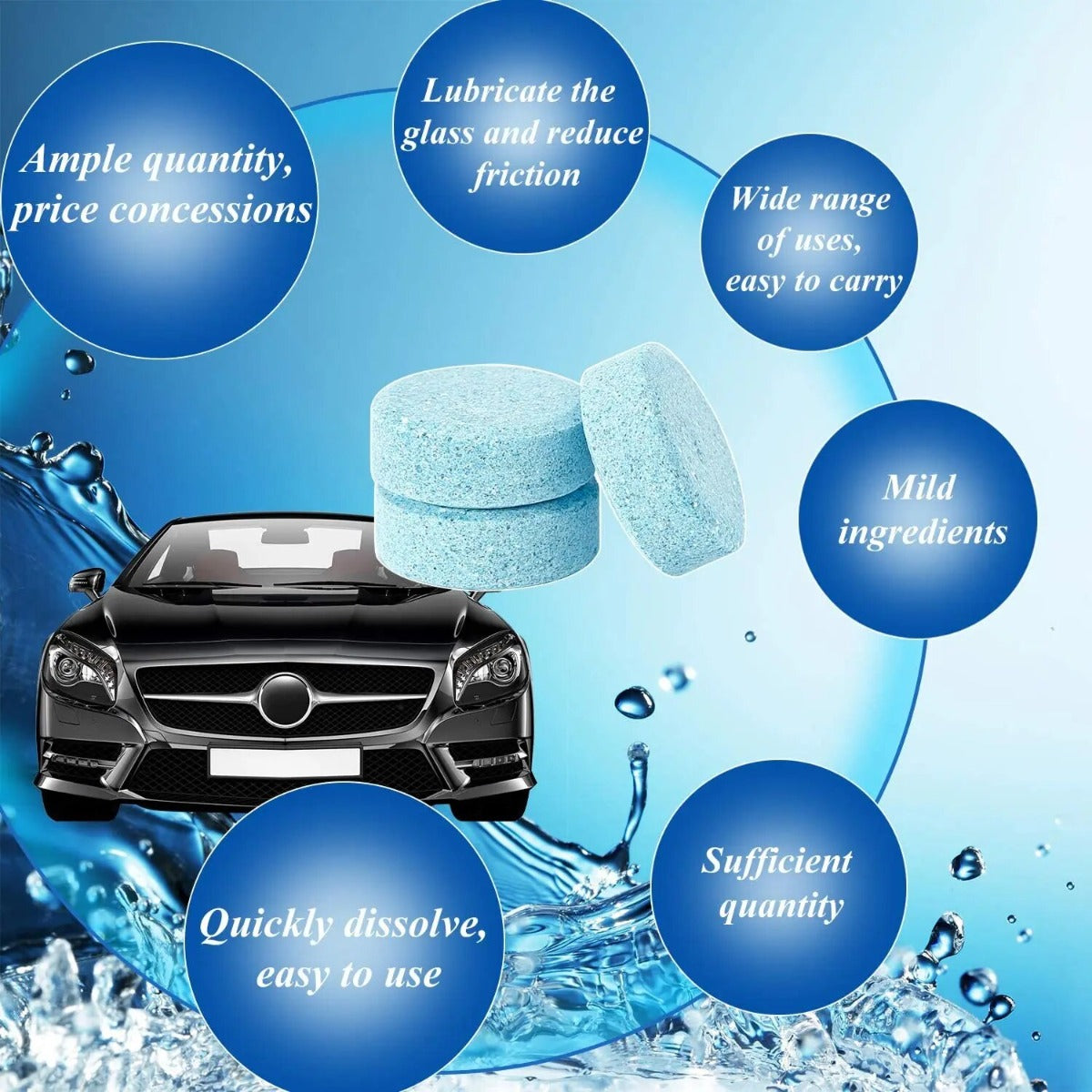 Car Windshield Cleaner 6PCS/SET