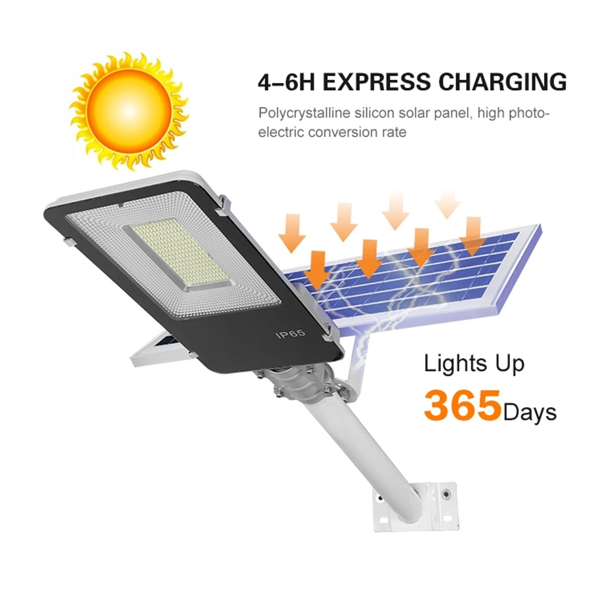 Solar Street LED Light W/ Remote 200W