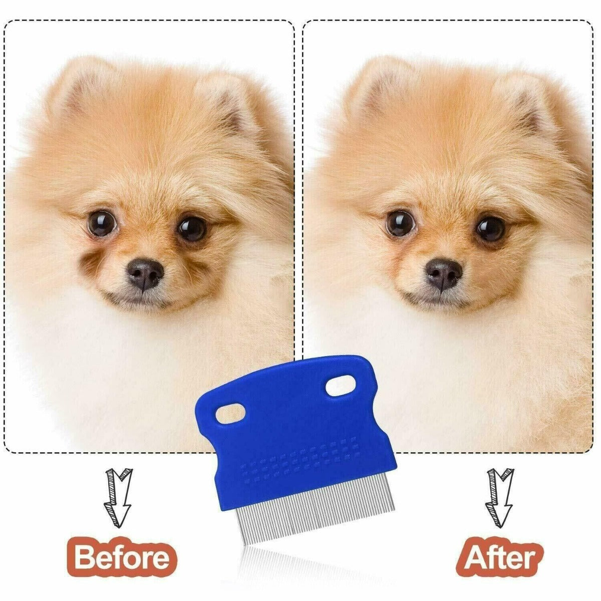 Pet Grooming Comb-Blue