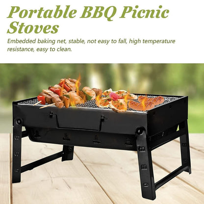 Portable BBQ Barbecue Grill Set