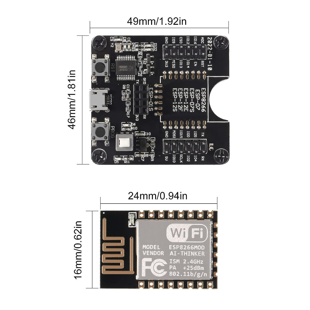 WIFI Transceiver Module Board AP+STA