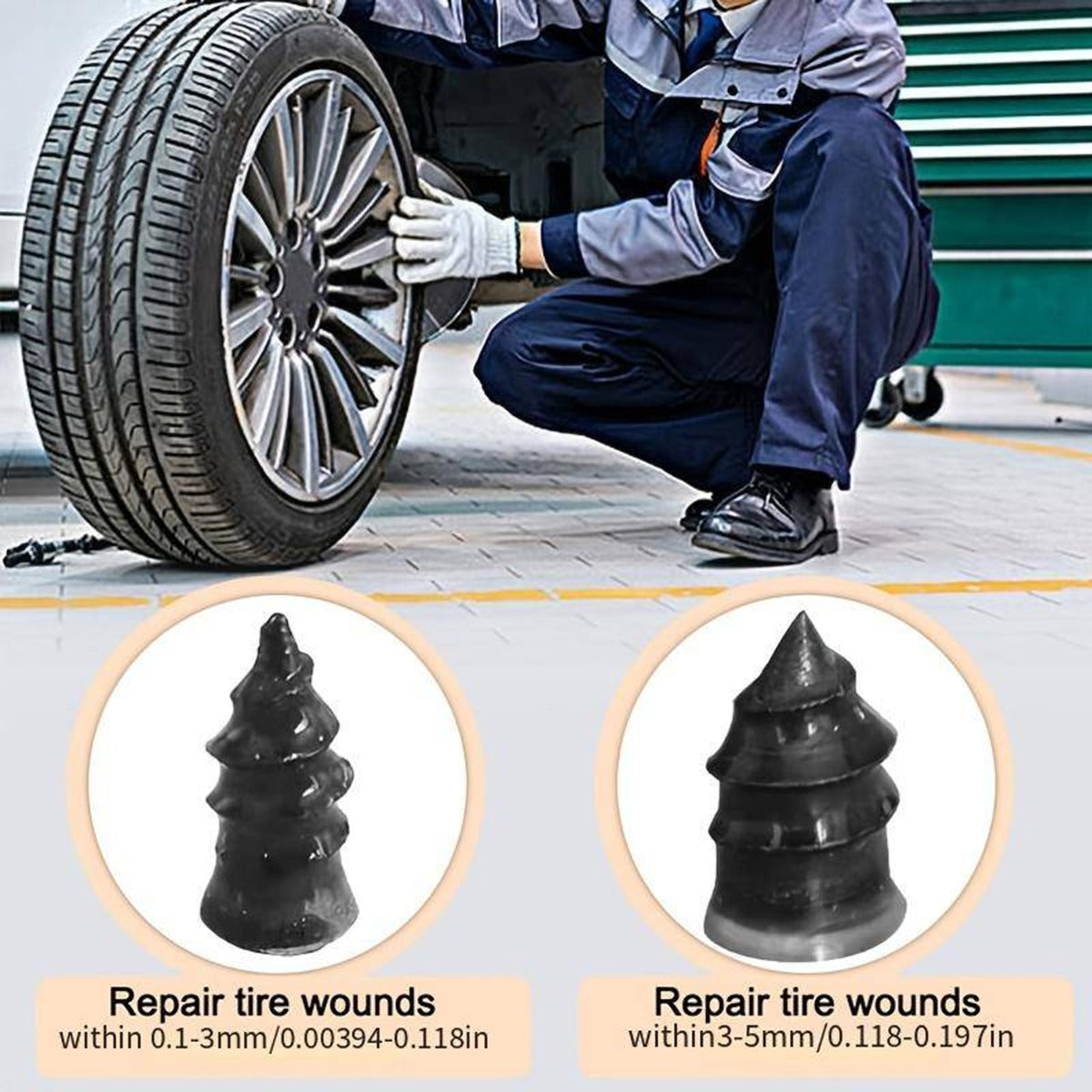 10pcs Vacuum Tire Repair Nails