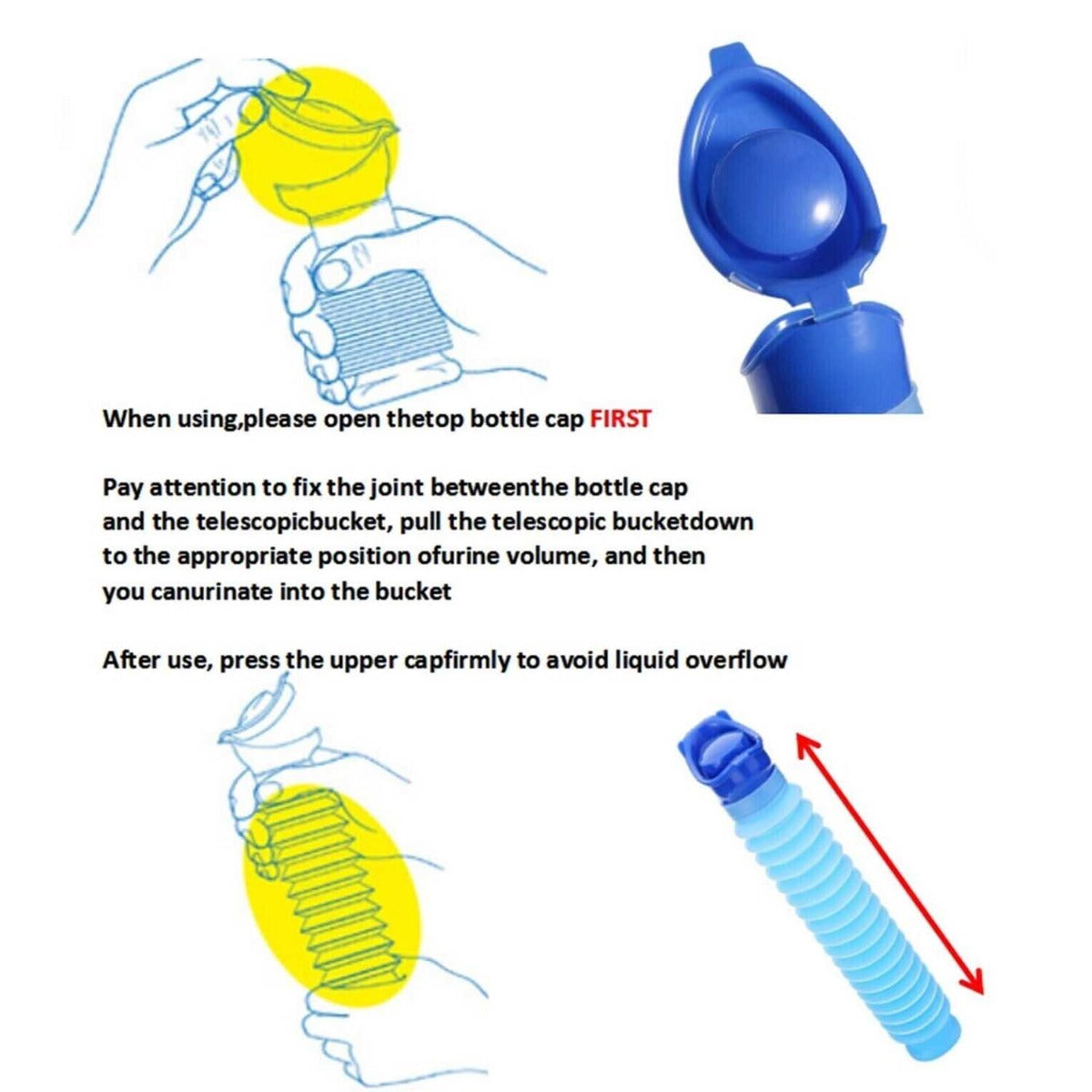 Toilet Pee Bottle