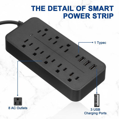 USB Surge Protector Power Strip