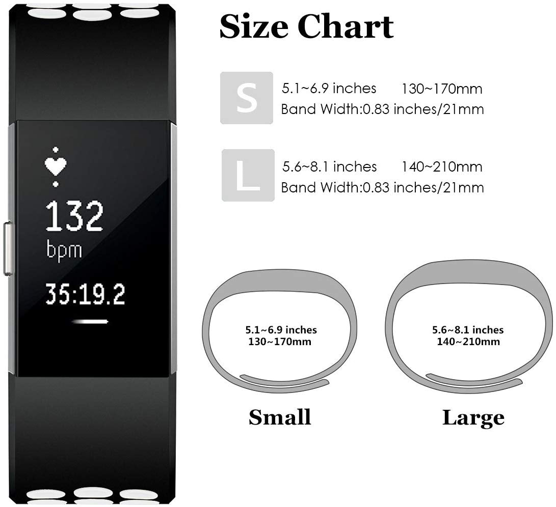 Dual color Band For Fitness Tracker