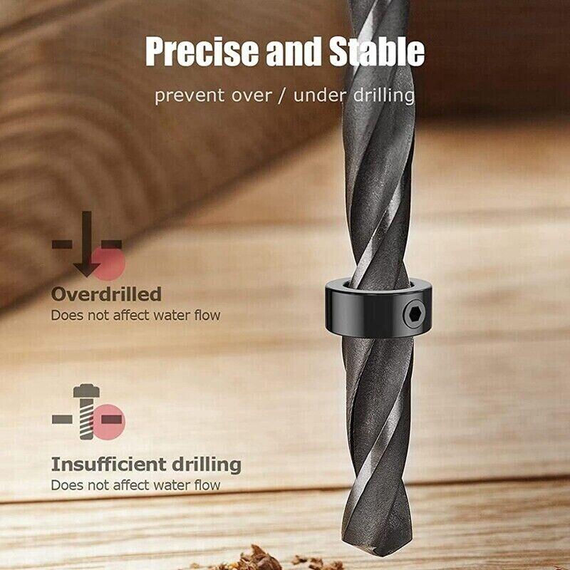 Drill Stop Bit Collar 9PCS