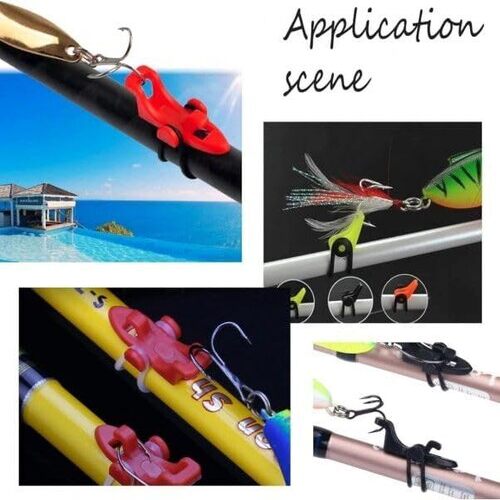 10pcs Plastic Fishing Hook Secure Keeper Holder