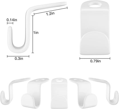 60pcs Clothes Hanger Connector Hooks