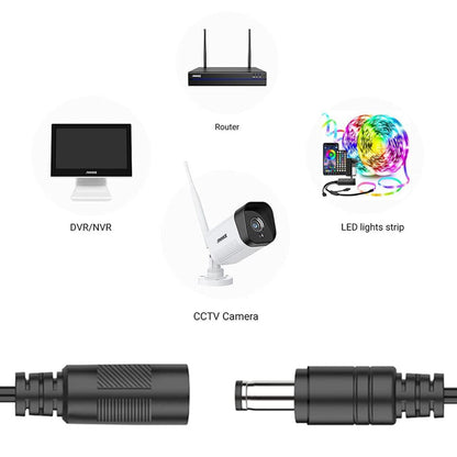 DC 12V Power Extension Cable - 5 Meter