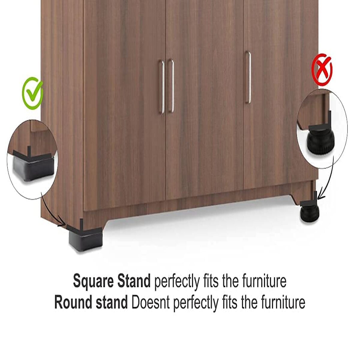 4 PCS Refrigerator Washing Machine Stand